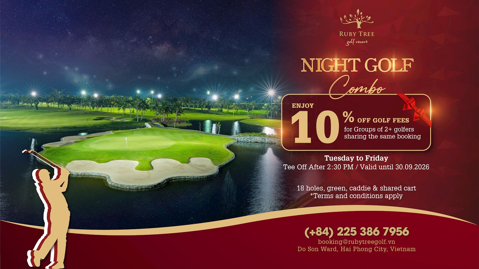 A SUMMER OF EXCLUSIVE OFFERS AT RUBY TREE GOLF RESORT